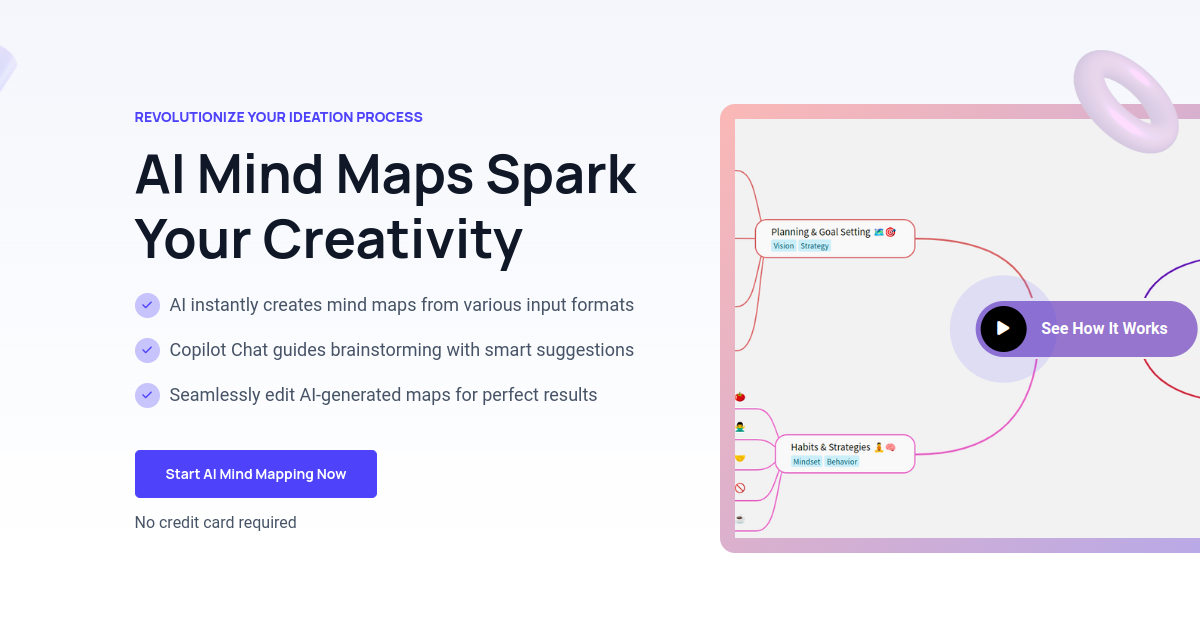 MindMap AI - AI Tool in Productivity category